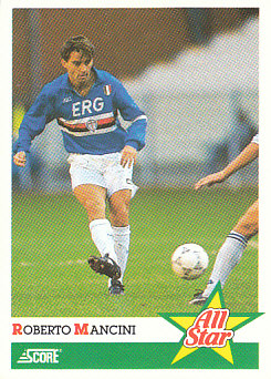 Roberto Mancini Sampdoria Score 92 Seria A #419